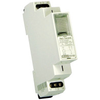 Pomocné relé 1x16A přepínací, AC 230V, AC/DC 24V - červené